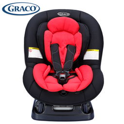 葛莱 graco 美国graco 汽车婴儿童安全座椅8h98 双向可躺卧 适合0 4岁 草莓红加送原装新生儿黑色内衬垫儿童安全座椅产品图片2