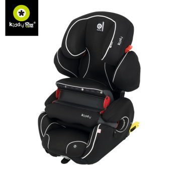 kiddy德国守护者isofix2代儿童汽车安全座椅 专为9个月至12岁儿童设计的黑色安全守护